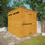 8x6w TigerFlex® Shiplap Pent Security Shed