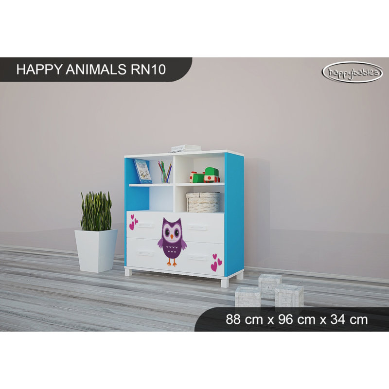88cm W Kids Cube, Blue