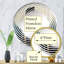 Formes abstraites de vecteurs de vanille - Miroir mural en spirale MIR105963 C-95187115