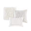 Hollywood Glam White/Grey Microfiber Modern & Contemporary Comforter Set-26702123