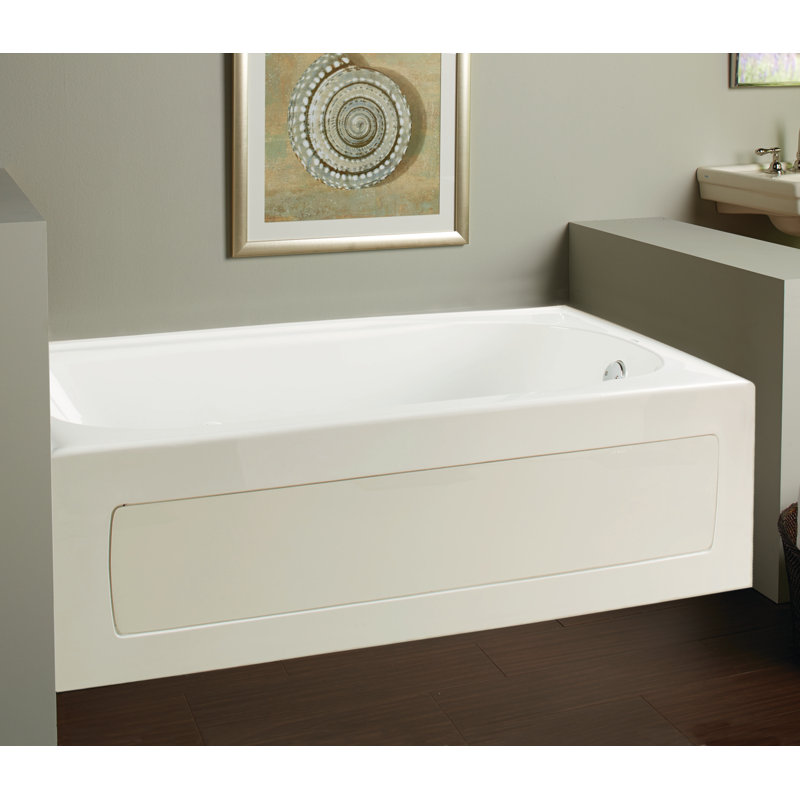 Baignoire de trempage en alcôve 60 "x 32" Vision, Droite