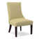 Chaise d'appoint rembourrée Tuxedo