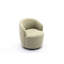 Fauteuil avec design moderne, fauteuil pivotant en tissu pivotant à 360 ° Chenille, pour un espace de vie élégant-1993587871
