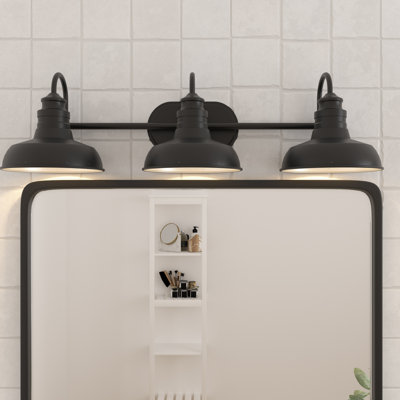 Luminaire de meuble-lavabo industriel chic 3 lumières Marque