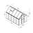 Palram - Canopia Hybrid 6' W x 10' D Walk-In Hobby Polycarbonate Aluminum Frame Greenhouse Kit with Roof Vent - Silver-356792577-314629672