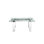 Astor Extendable Glass Top Metal Base Dining Table