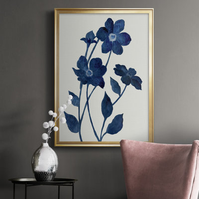 Indigo Bloom II - reproduction de cadre photo simple