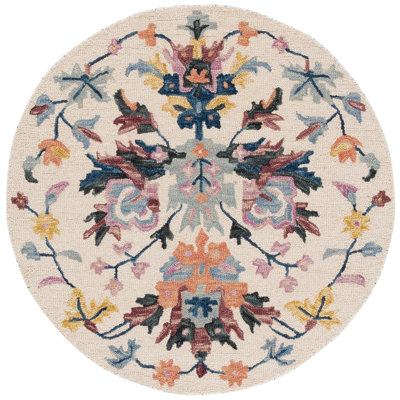 Jardin Hand Tufted Wool;Cotton Floral Indoor Rug