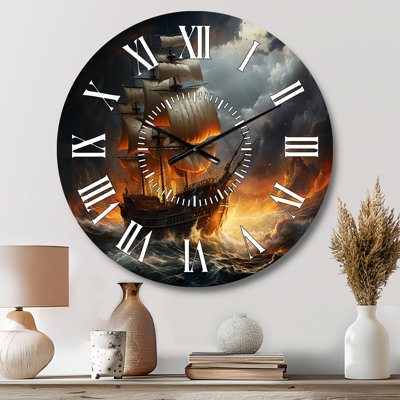 Horloge murale Stormy Seas