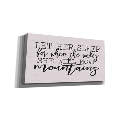 «Let Her Sleep» par Jaxn Blvd, art mural sur toile