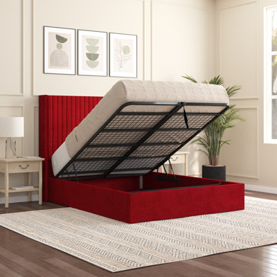 Barkat Upholstered Ottoman Storage Bed
