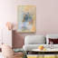 Art mural de style peinture à l'huile encadrée en aluminium doré, 20 po x 28 po-78832492