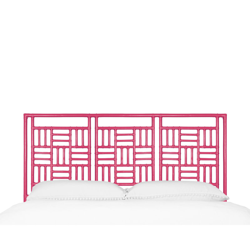 Finn Queen Headboard, Citrus Orange, King, Hot Pink