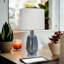 Glass Table Lamp And Shade-1217895370