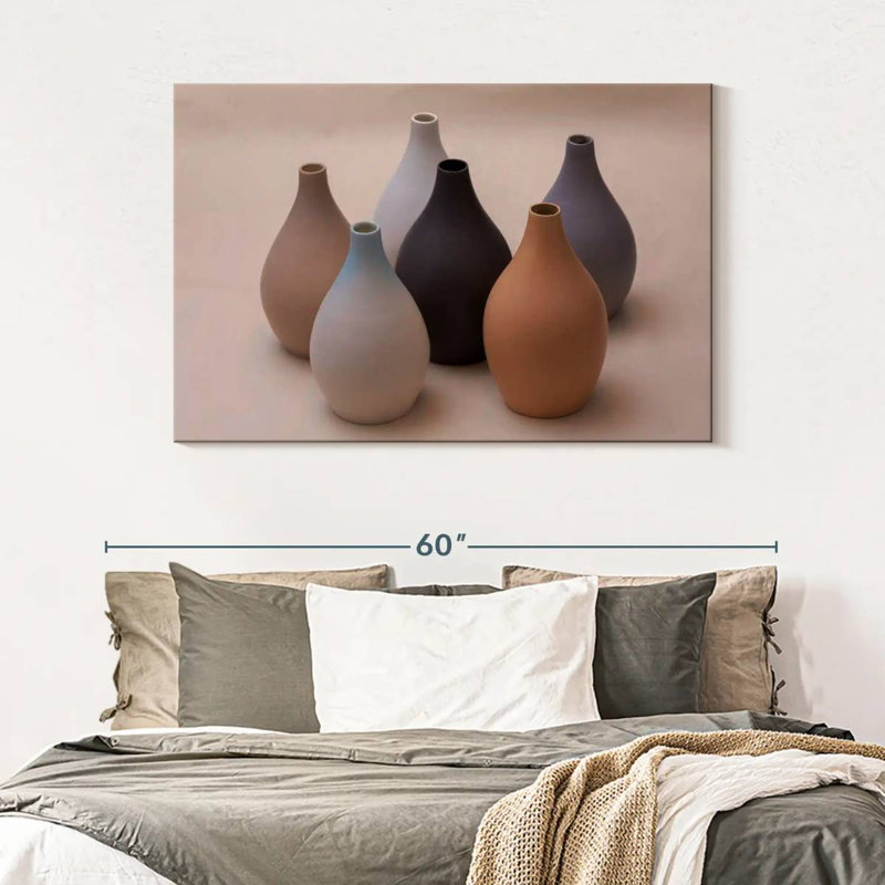 Minimalist Vases, 32" H x 48" W