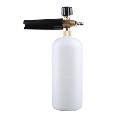 Adjustable Rotary Nut Pressure Washer Snow Foam Spray Lance with 1L Soap Bottle