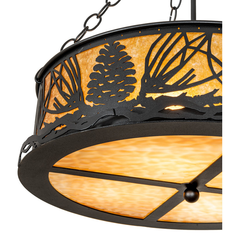 Sid 4 - Light Pendant, Black, 35" H x 22" W x 22" D