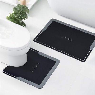 2 Piece set Rectangle Bath Mat