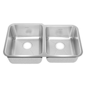 Prevoir 31.88'' L Double Bowl Stainless Steel Kitchen Sink