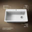 Riverby 33" Top-Mount Single-Bowl Kitchen Sink-304583902-332027904