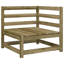 Bergenfield 210cm Wide Wood Patio Sofa