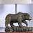 21" Bronze Resin Bear Table Lamp  With  Shade