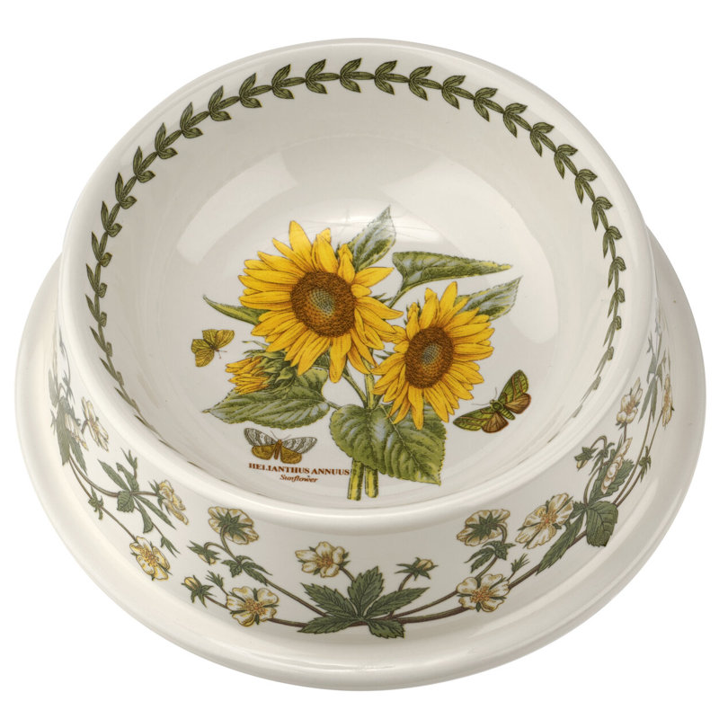Portmeirion Botanic Garden Pet Bowl 7" Sunflower