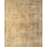 Turkish Wool Area Rug in Ivory