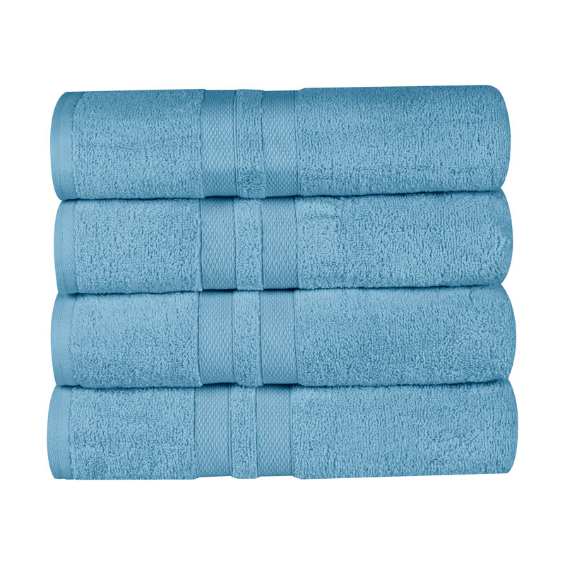 Blue Nile Mills Midweight Bath Towel, Denim Blue