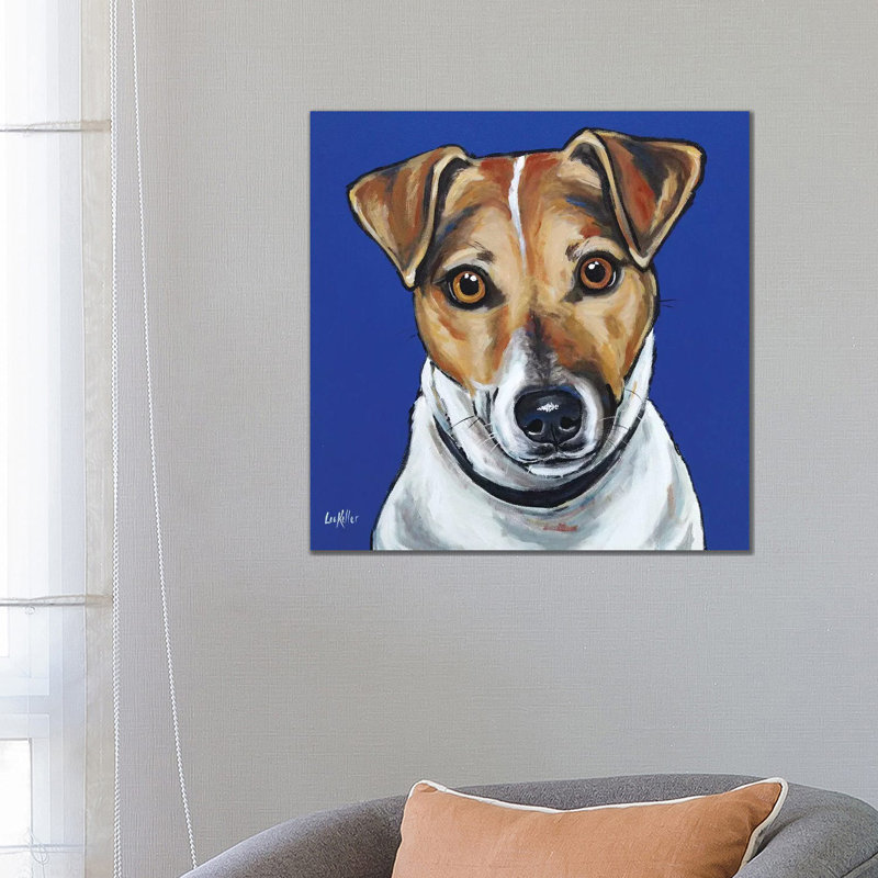 Jack Russell - Buster by Hippie Hound Studios - Wrapped Canvas Gallery-Wrapped Canvas Giclée, 66.04 cm H x 66.04 cm W