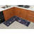Deyanara Abstract Polyester Non-Skid Kitchen Mat