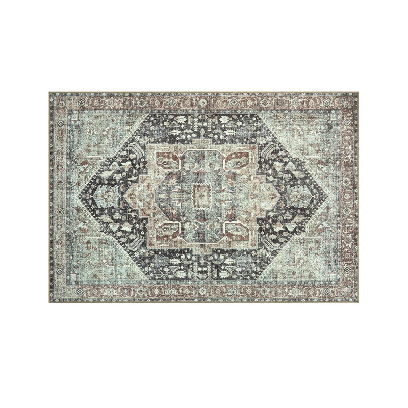 Abstract Area Rug, Rectangle 60 x 110 cm
