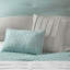 Édredon 8 pièces pour grand lit / gris, détails, rembourrage / gris, tissu en microfibre, 2 coussins décoratifs et-120276113