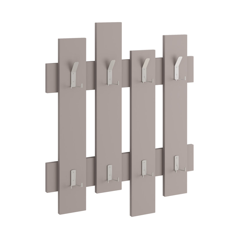 Defeo 8 - Hook Coat Rack, Light Moka