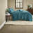 Luxury Teal Bedding Sets, Velvet King Comforter, Modern Home Style