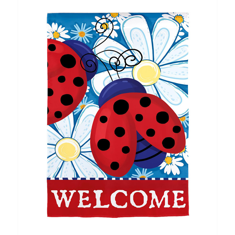 Drapeau patriotique de coccinelles