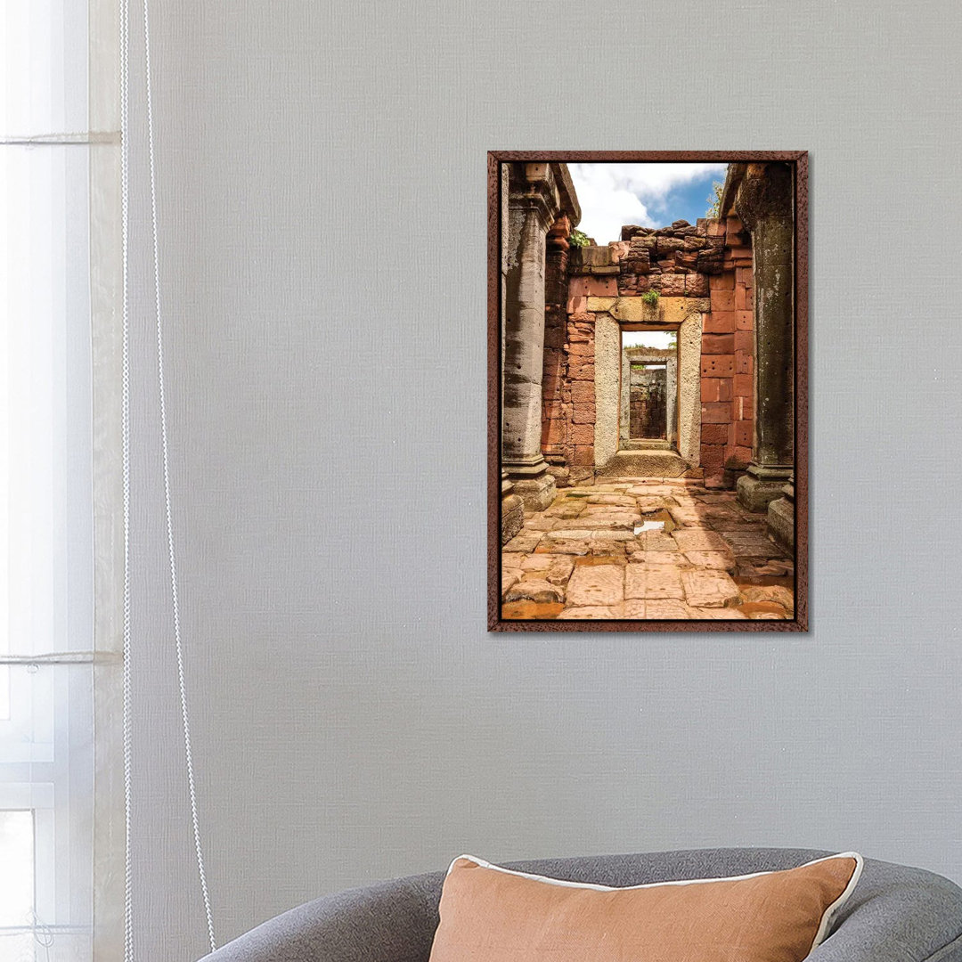 Thailand. Phimai Historical Park. Ruins Of Ancient Khmer Temple Complex. von Tom Haseltine - Gallery-Wrapped Canvas Gicl...