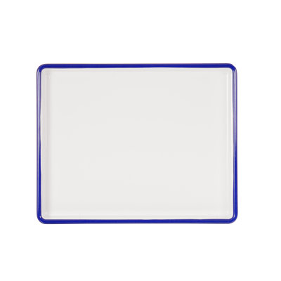 Enamelware Melamine Deep Serving Tray