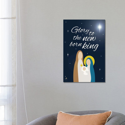 Nativity King 1 Piece Wrapped Canvas Painting
