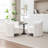 Sherpa Upholstered Barrel Chair-1867781356