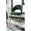 Chaise d'appoint rembourrée en velours Ambry-2029078215