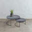 Grandes tables basses gigognes rondes Volterra