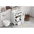 24" White Solid Wood Bathroom Vanity With Sink And Drawers | Gift Idea