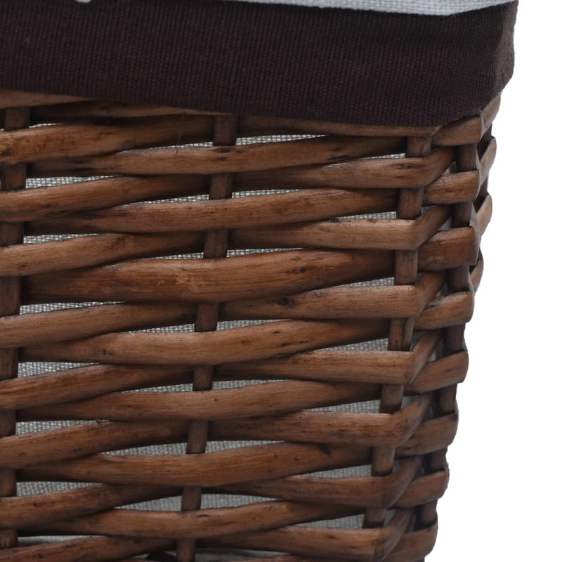 Rebrilliant Wicker Decorative Basket, Brown