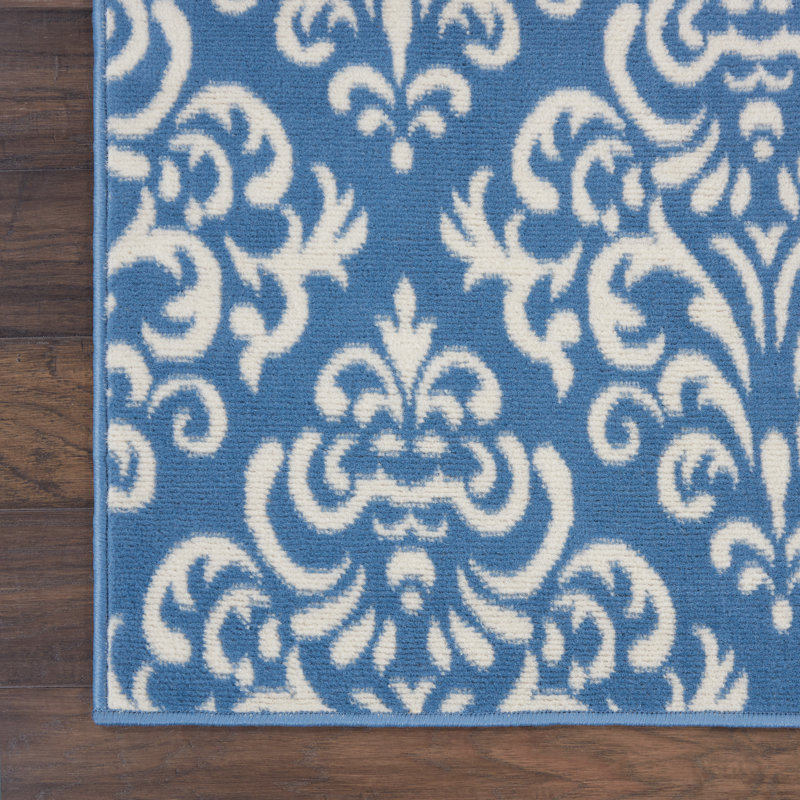 Gjuljeta Damask Indoor Rug, Rectangle 6' x 9'