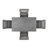 Baxter Concrete Veneer Top Dining Table And Slipcovered Wingback Parson Chairs Set - Full Concrete Veneer Top Table, Fabric Cover Chairs-96220401