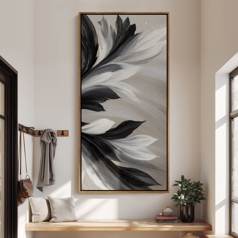 Très grand art mural sur toile encadré - impressions murales rétro pour chambre à coucher, Naturel