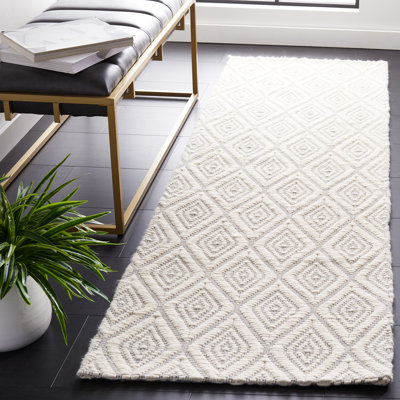 Tapis oriental en laine et coton tissé à la main avec latex Karaline