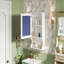 Armoire de rangement de salle de bain murale 20 "avec miroir, rangement mural avec porte, armoire à pharmacie murale à miroir-522032401