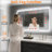 Modern LED Bathroom Vanity Mirror with Front & Back Lighting, Dimmable Anti-Fog Wall Mirror-72547438